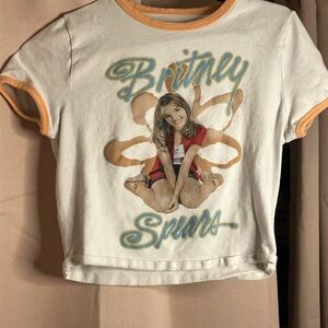 Britney Spears White Kids T-Shirt